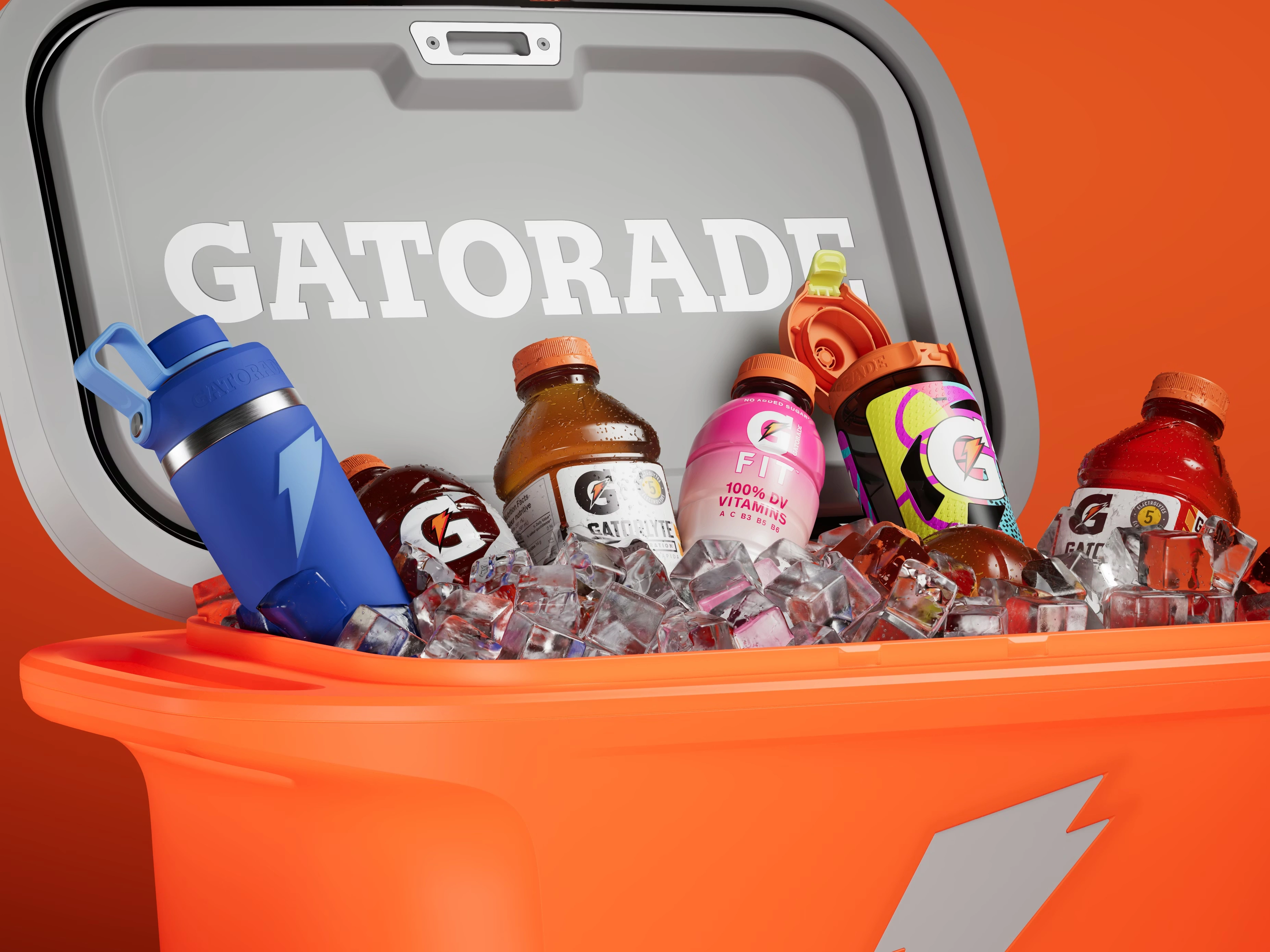 Orange Huddle Cooler 4 Orange Huddle Cooler
