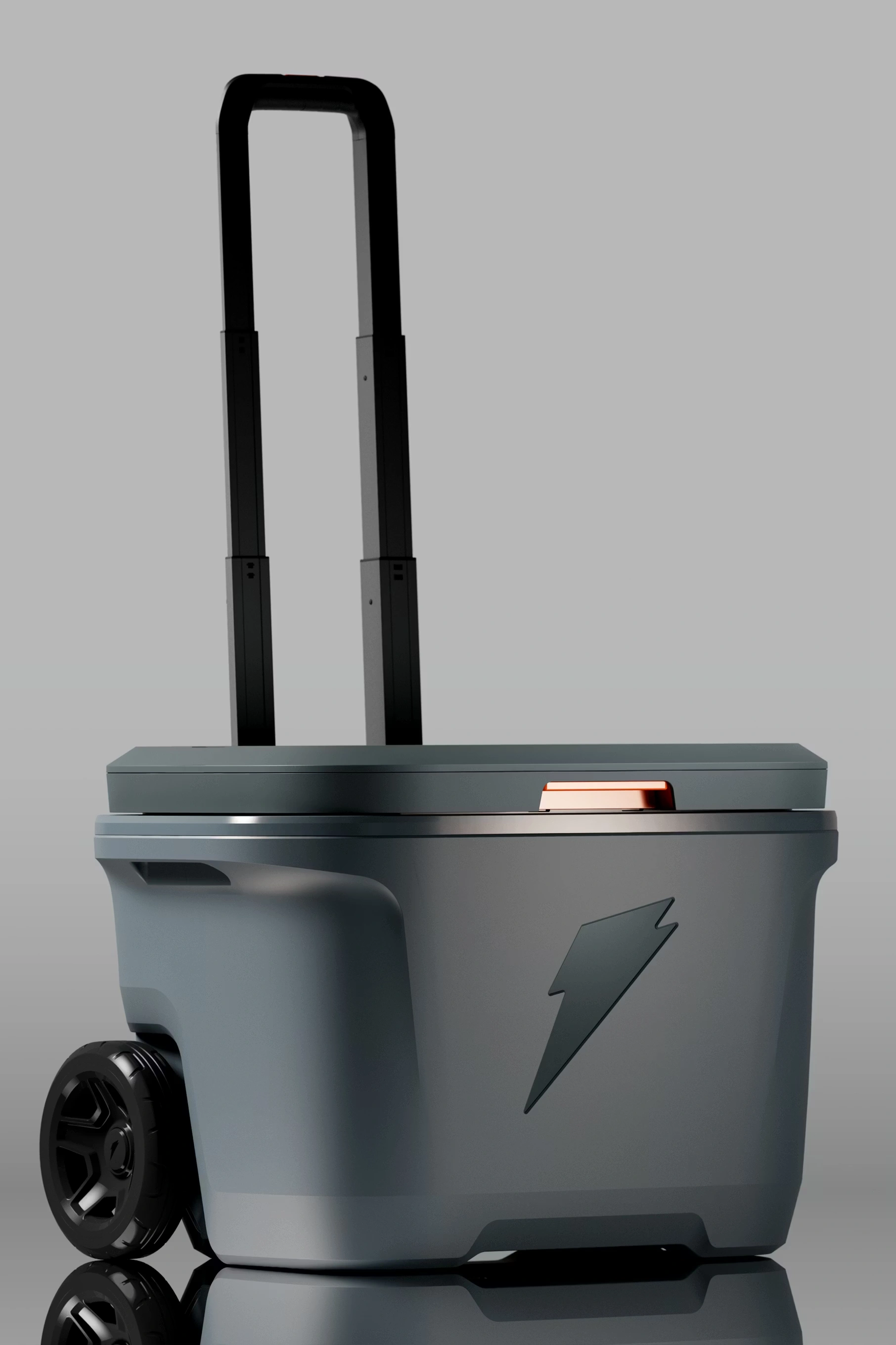 Grey Huddle Rolling Cooler