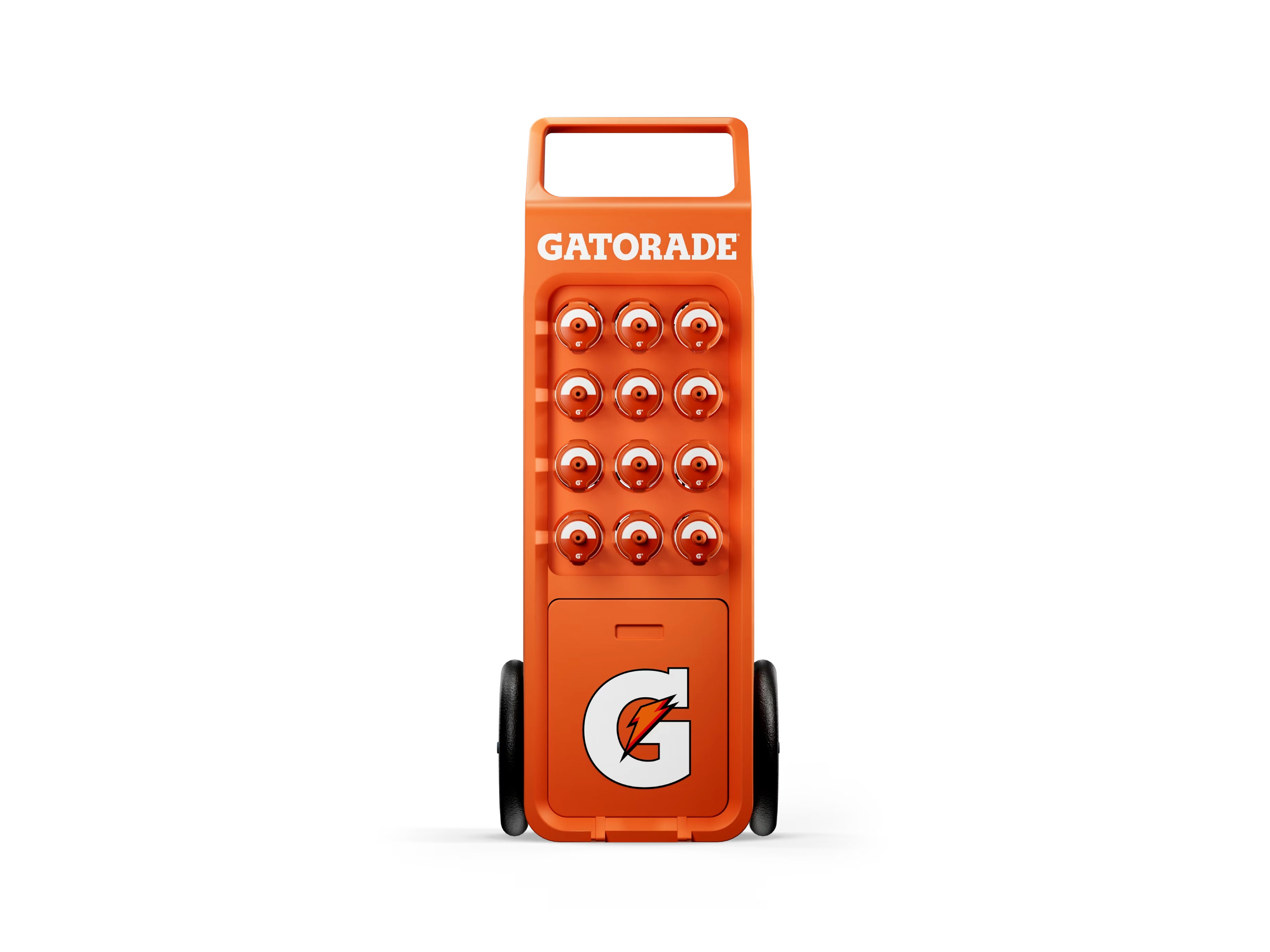 Orange Rover Water Bottle Cart