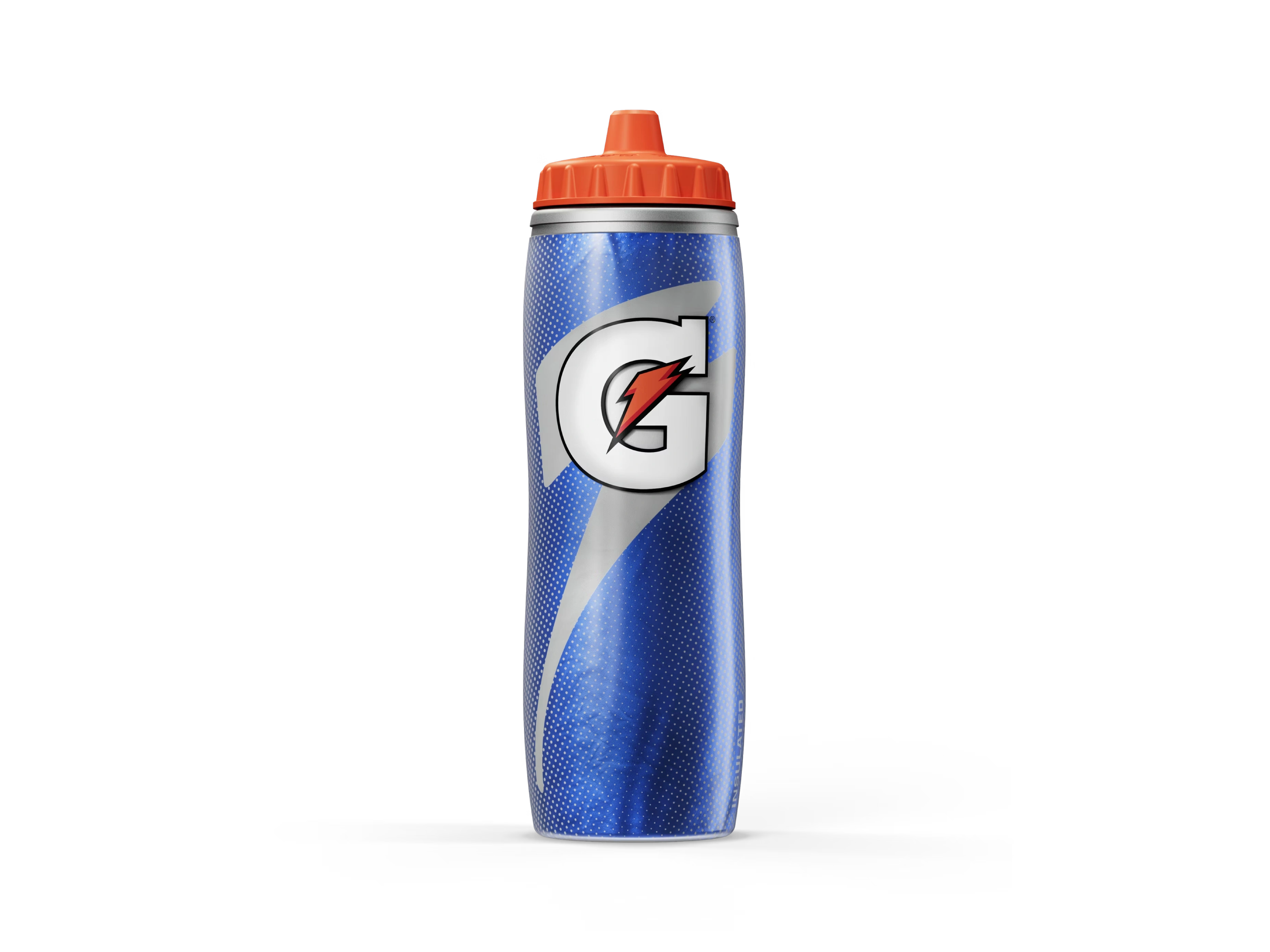 Royal Blue Insulated Squeeze Water Bottle (30 oz)