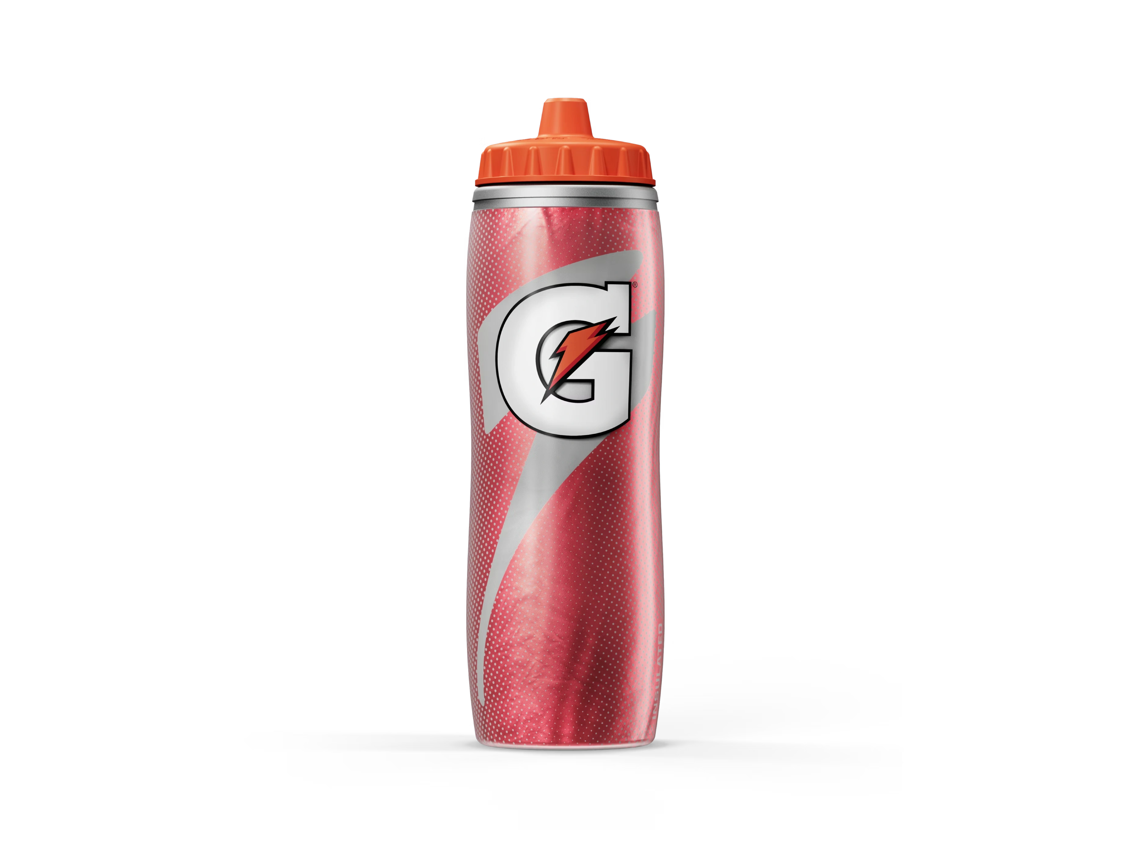 Red Insulated Squeeze Water Bottle (30 oz)