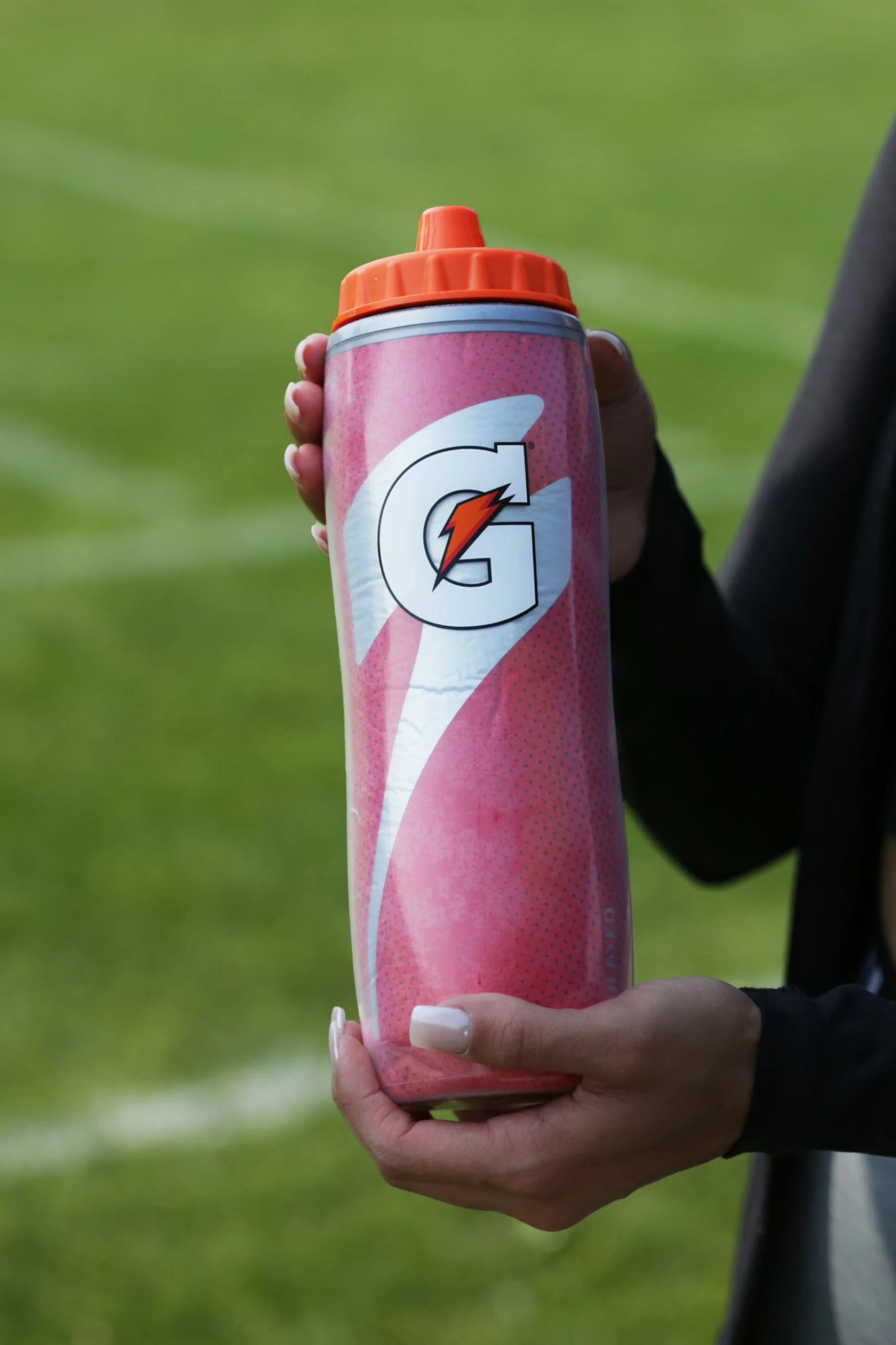 Red Insulated Squeeze Water Bottle (30 oz)