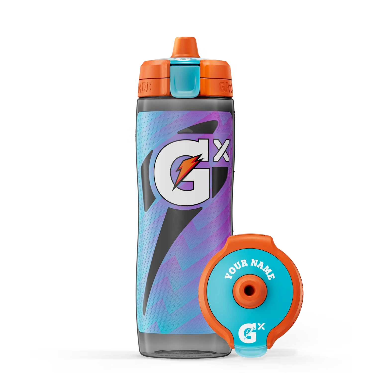 Neon Blue Momentum Gx Water Bottle (30 oz)