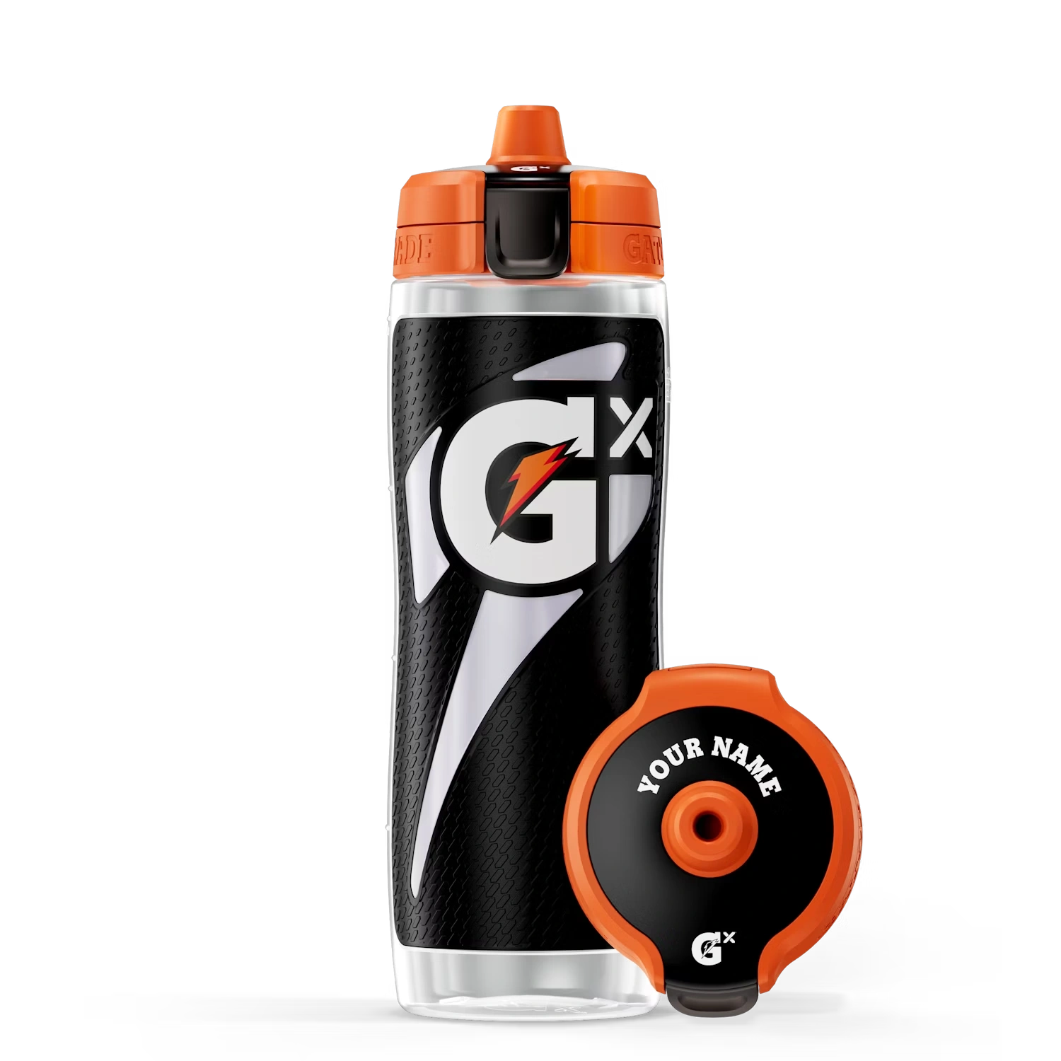 Black Gx Squeeze Water Bottle (30 oz)